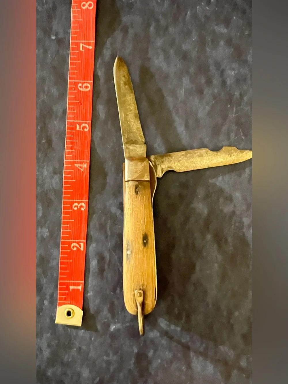 2 vintage dual blade folding knives:  Walden & KABAR NY
